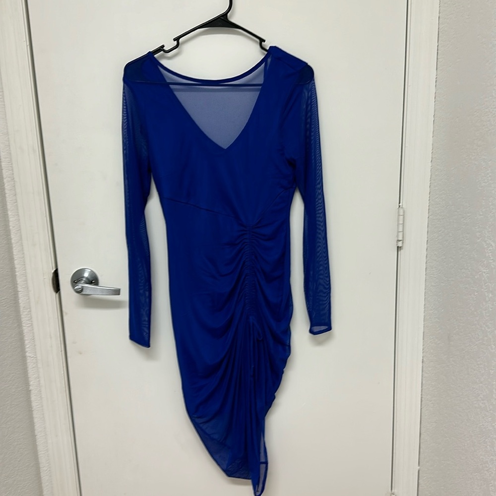 New with tags, BeBe dress, Color, blue, size medium